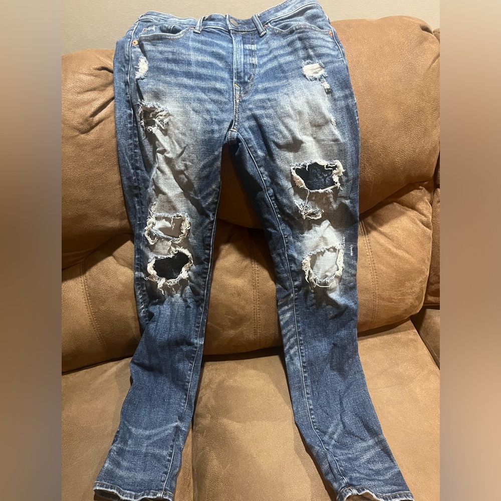American Eagle Men Blue Jeans